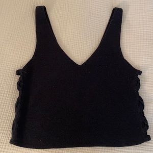 Knit navy tank top. Size small